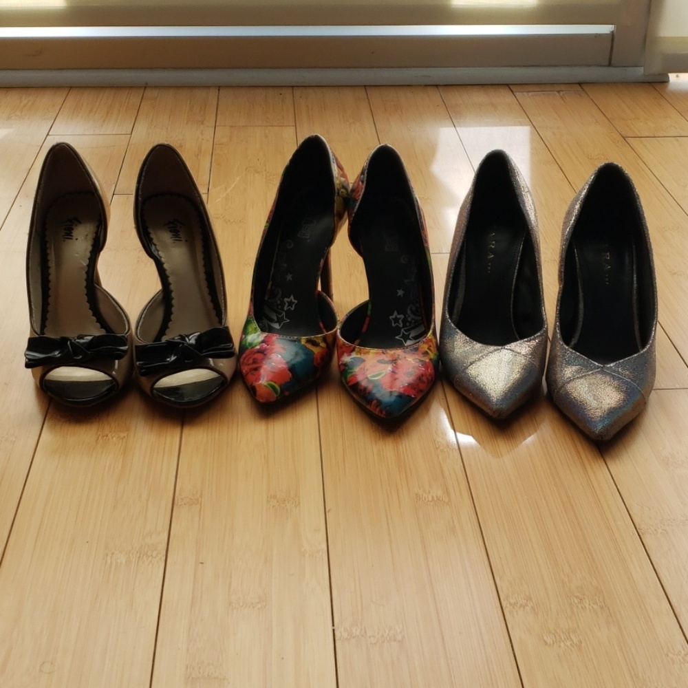 SOLD 3 pairs of heels